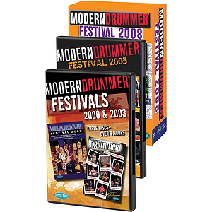 Modern Drummer Super Pack Modern Drummer Fest 2000/2003/2005/2008 Pack 11 DVDs