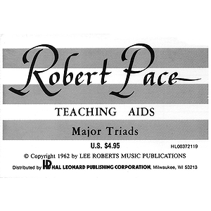 Flash Cards, Major Triads