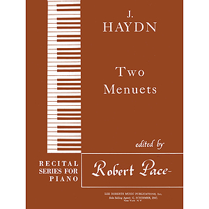 Two Menuets Recital Series For Piano Brown