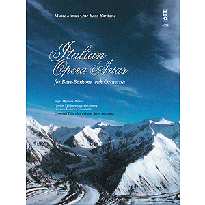 Italian Opera Arias for Bass-Baritone and Orchestra