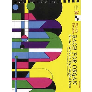 Bach For Organ Vol1 54 Worlds Favorite