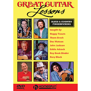 Great Guitar Lessons - Blues and Country Fingerpicking (DVD)