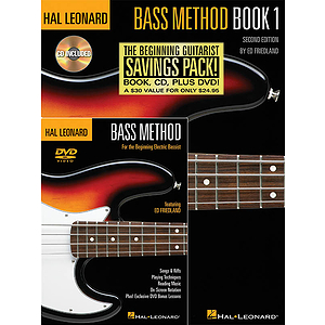 Hal Leonard Bass Method Beginner's Pack