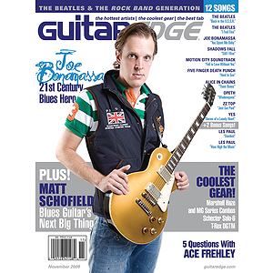 Guitar Edge Magazine Back Issue - November/December 2009
