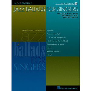 Jazz Ballads for Singers - Men's Edition