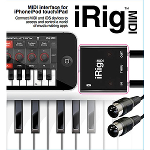 IK Multimedia iRig MIDI for iPhone, iPod, iPad