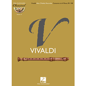 Alto (Treble) Recorder Concerto in A Minor RV 108