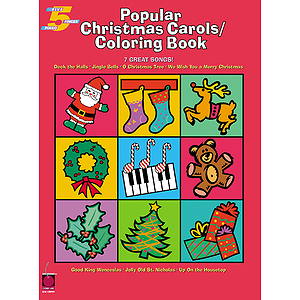 Popular Christmas Carols Coloring Book