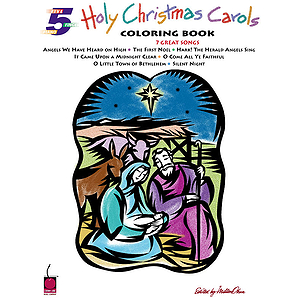 Holy Christmas Carols Coloring Book