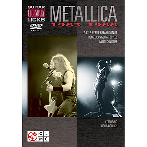 Metallica - Guitar Legendary Licks 1983-1988 (DVD)