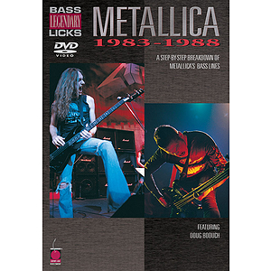 Metallica - Bass Legendary Licks 1983-1988 DVD