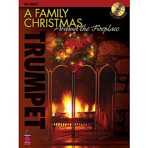 A Family Christmas Around the Fireplace