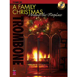 A Family Christmas Around the Fireplace
