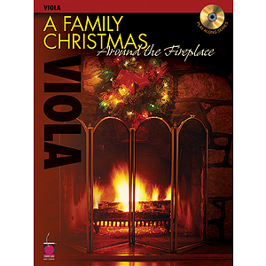 A Family Christmas Around the Fireplace