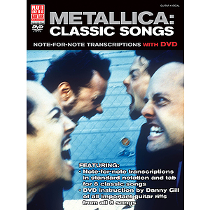Metallica: Classic Songs for Guitar (DVD)