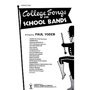 College Songs for School Bands - Conductor's Score