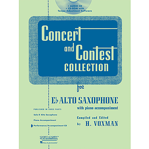 Concert and Contest Collection for Eb Alto Sax - Accompaniment CD