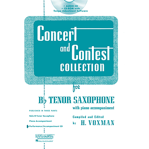 Concert and Contest Collection for Bb Tenor Sax - Accompaniment CD
