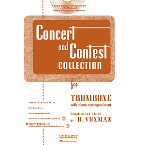 Concert and Contest Collection for Trombone - Book/CD Pack