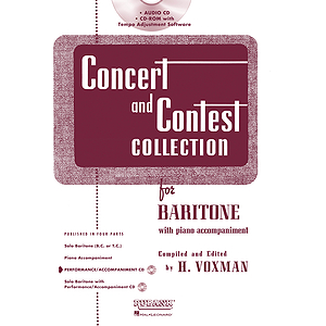 Concert and Contest Collection for Baritone - Accompaniment CD