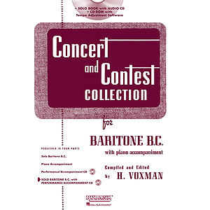Concert and Contest Collection for Baritone B.C. - Book/CD Pack