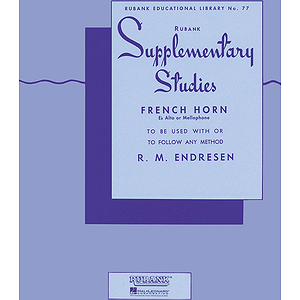 Supplementary Studies - French Horn in F or E-flat and Mellophone