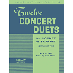 Twelve Concert Duets for Cornet or Trumpet