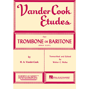 Vandercook Etudes for Trombone or Baritone
