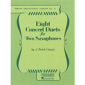 Eight Concert Duets for Two Saxophones