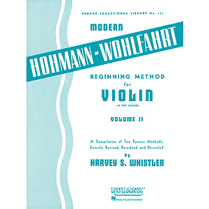 Modern Hohmann-Wohlfahrt Beginning Method for Violin