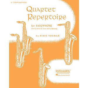 Quartet Repertoire for Saxophone - Full Score