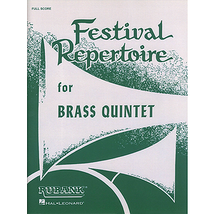Festival Repertoire for Brass Quintet