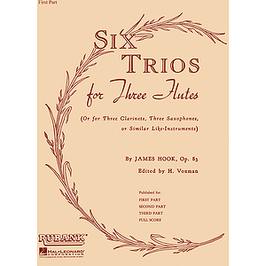 Six Trios for Three Flutes, Op. 83