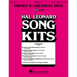 Disney's Greatest Hits (Song Kit #40)
