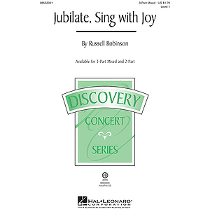 Jubilate, Sing with Joy