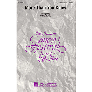 More Than You Know