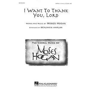 I Want to Thank You, Lord