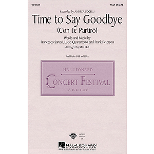Time to Say Goodbye (Con Te Partiro)