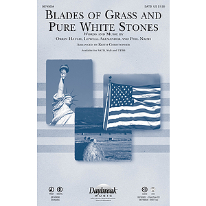 Blades of Grass and Pure White Stones