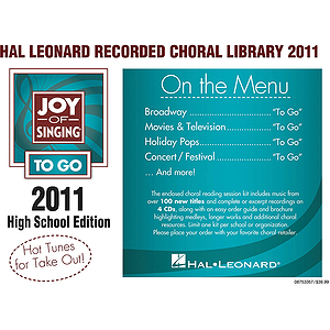 Hal Leonard Recorded Library 2011 (jos To Go) High School Edition