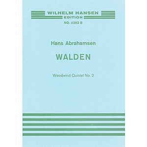 Abrahamsen Walden Wind 5tet No2 M/s Score