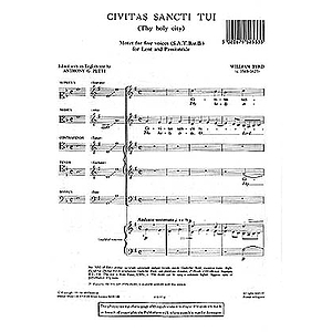 William Byrd: Civitas Sancti Tui