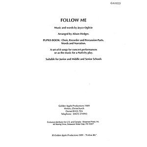 Joyce Oglivie: Follow Me (Pupil's Book)