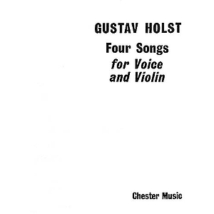 4 Songs for Voice and Violin, Op. 35