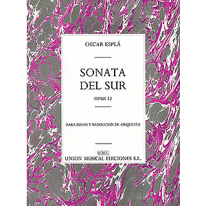 Espla Sonata Del Sur Op.52 Pf/orch Solo Pf/pf Red