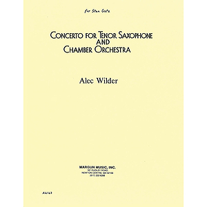 Alec Wilder: Concerto For Tenor Saxophone And Chamber Orch