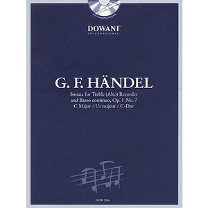 Handel: Sonata in C Major, Op. 1, No. 7 for Treble (Alto) Recorder and Basso Continuo