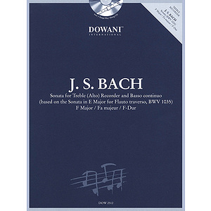 Bach: Sonata for Treble (Alto) Recorder and Basso Continuo in F Major