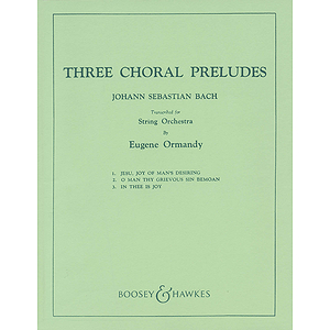 Three Chorale Preludes