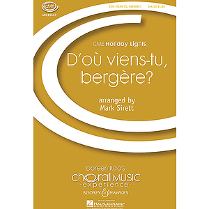 D'où Viens-tu, Bergère?